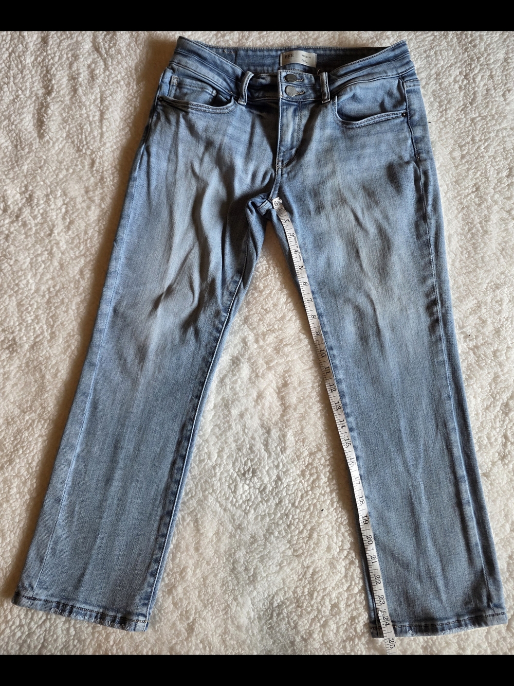 BKE Light Blue Cropped Ankle Jeans